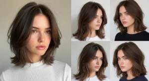 Wolf cut hairstyles without bangs featuring clean layered haircuts in short medium and long lengths