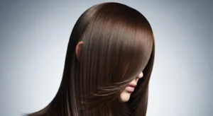 Sleek wolf cut without bangs with smooth polished layers