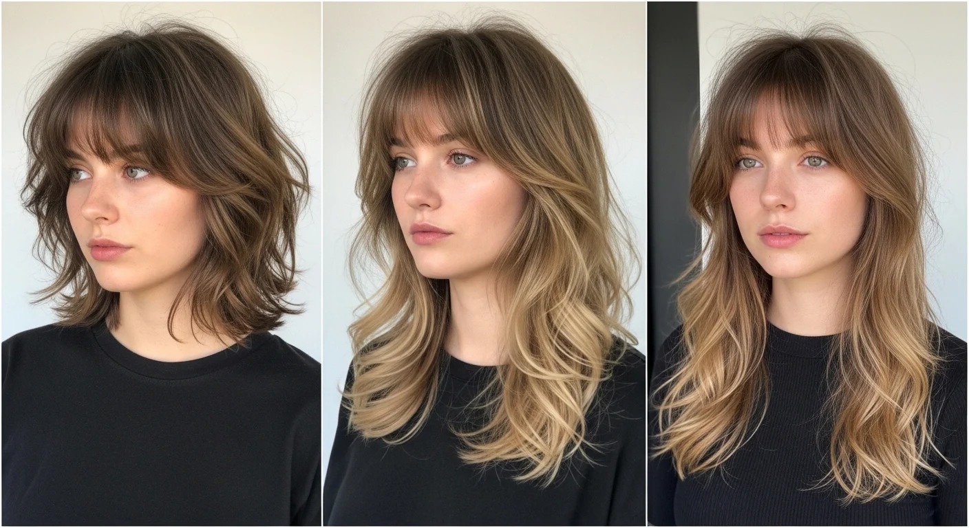 15 Wavy Wolf Cut with Bangs Ideas That Look Effortlessly Stylish