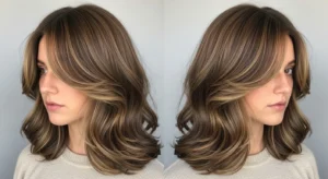 Modern Wavy Wolf Cut with Blended Bangs