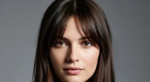 Minimal Layer Wolf Cut with Curtain Bangs