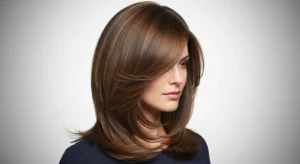 Soft wolf cut without bangs with blended layers and smooth texture