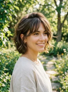 Natural flow butterfly cut hairstyle