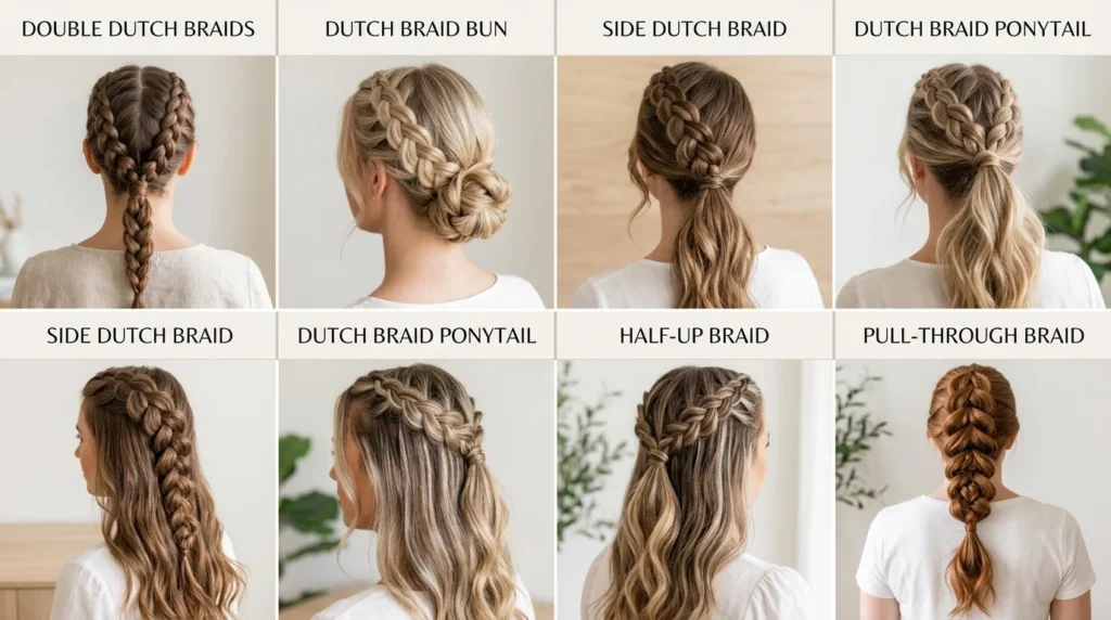 12 Dutch Braid Hairstyles That Work for Any Occasion