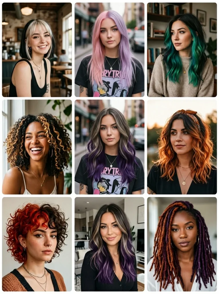 17 Gemini Hair Ideas That Play with Color and Contrast