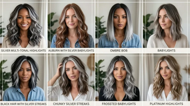 16 Silver Highlights Ideas That Add a Cool-Toned Shine