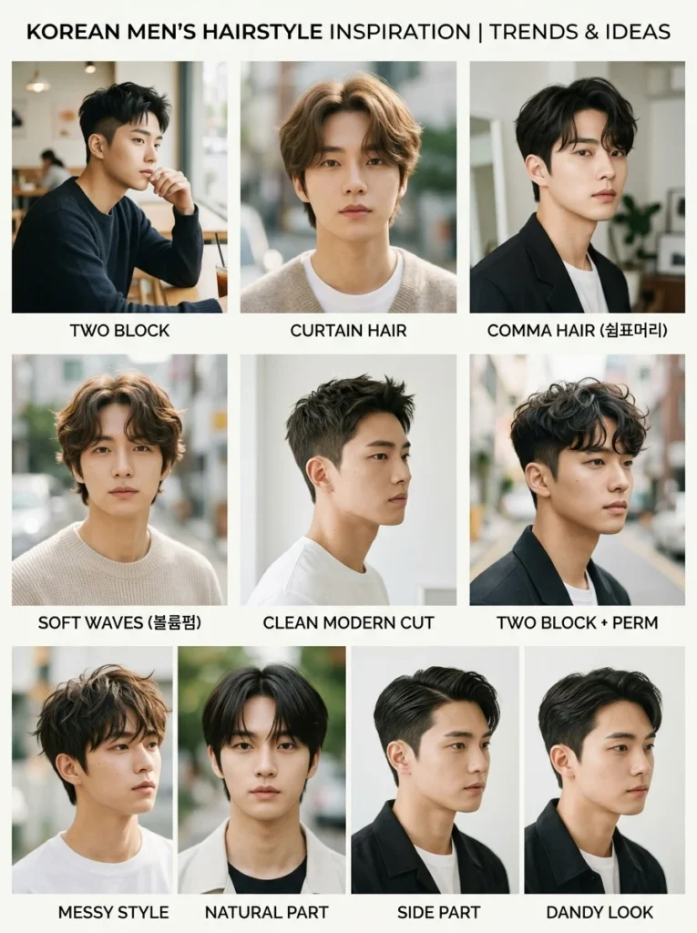 10 Korean Hairstyles for Men That Look Sharp and Natural (2026 Guide)