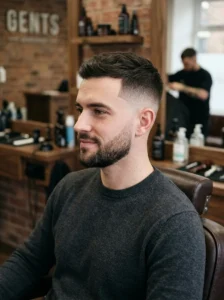 Tapered short Korean hairstyle men