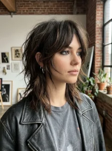 Choppy butterfly layers hairstyle
