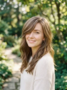 Side swept bangs hairstyle