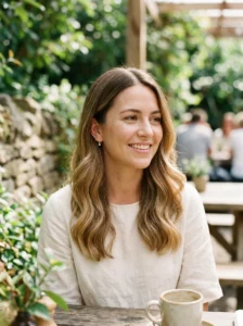 Subtle two tone balayage hairstyle