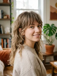 Soft layered mullet haircut