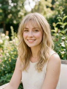 Wispy bangs hairstyle