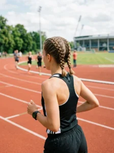 Double dutch braids hairstyle