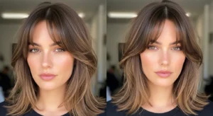 light layered wolf cut with curtain bangs soft hairstyle