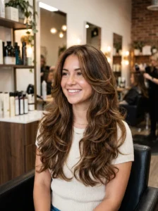 Butterfly layered haircut