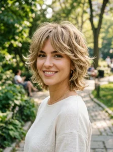 Pixie shag haircut