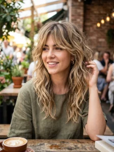 Layered shag haircut