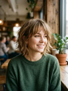 Shaggy bob haircut