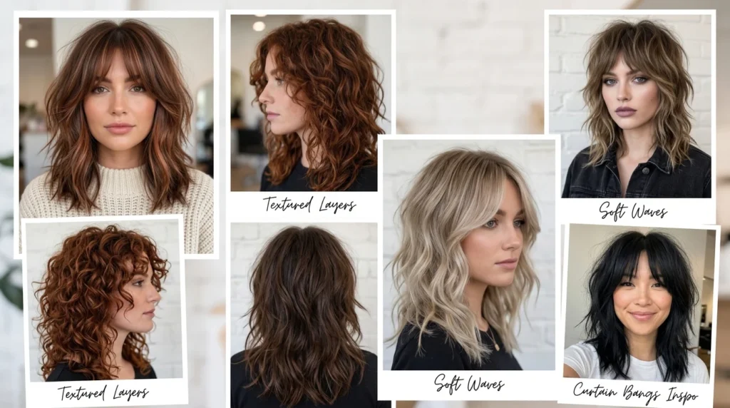 19 Medium Shag Haircuts That Balance Volume and Length