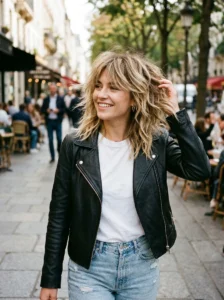 Choppy layered haircut