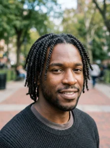 Two strand twist loc hairstyle