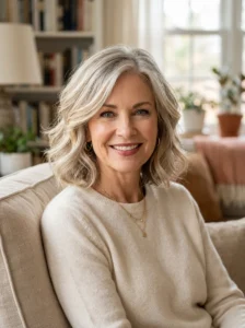 Blonde hair color for gray hair blending