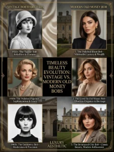 Old money bob haircut showing timeless and modern appeal