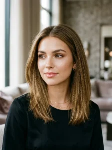 Subtle crimped texture on fine hair