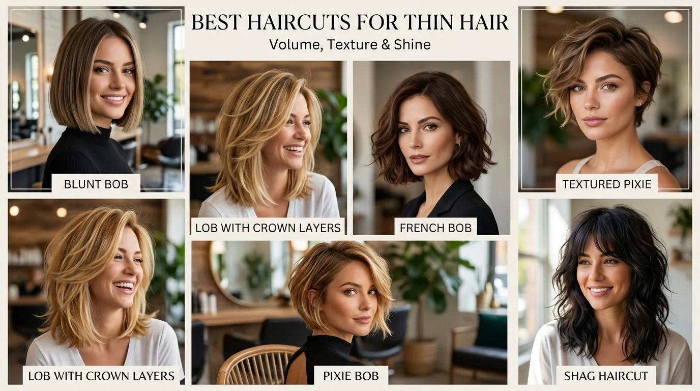 Best haircuts for thin hair that add natural volume