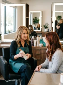 Hair stylist advice for colored hair care