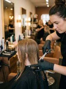 Professional cutting techniques for thin hair