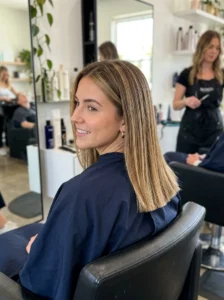 Regular trims for colored hair