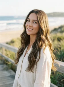 Soft waves hairstyle with natural movement
