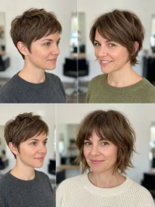 Growing out a pixie haircut into a bixie
