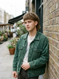 Soft shaggy mullet modern hairstyle for men