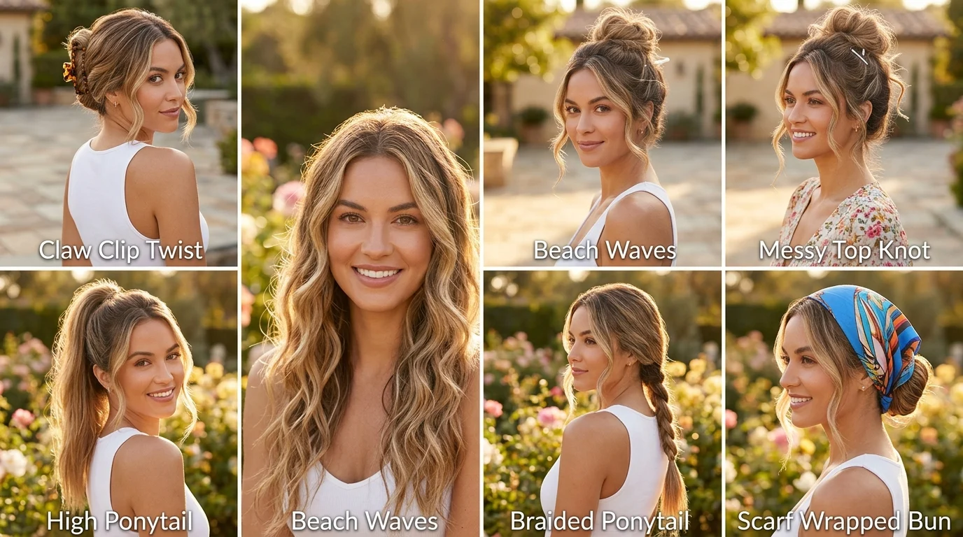 Easy summer hairstyles to stay cool and stylish in hot weather