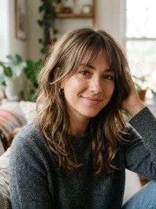 Growing out wispy bangs gracefully