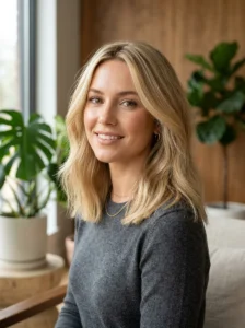 Medium hairstyle for fine hair with airy volume and fuller appearance.