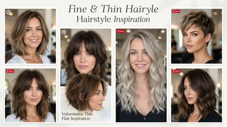 Fine Thin Hair Hairstyles That Add Volume (Not Flatness)