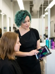 Creating bold hairstyles with professional styling