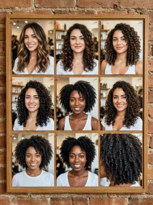 Simple everyday curly hair care routine with essential products