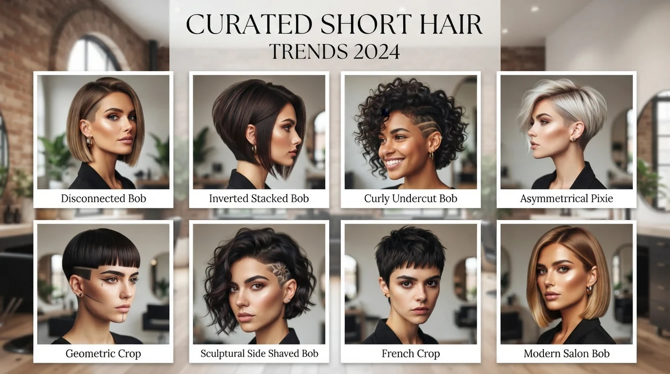 Unique short haircut ideas for women with modern styles
