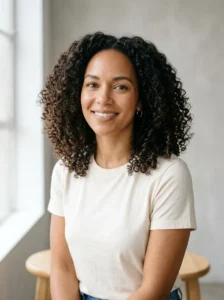 Simple everyday curly hair care routine with essential products