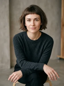 Modern short bob with bold micro bangs