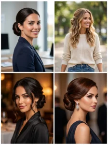 Popular tucked hair style ideas