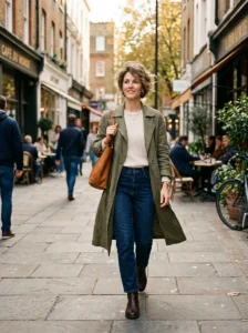 Popular effortless boyfriend hair trend