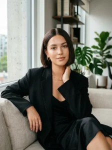 Modern interpretation of the returning 90s bob hairstyle
