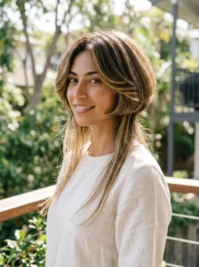Dimensional balayage emphasizing the dramatic layers of an octopus haircut