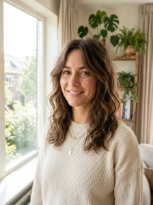 Loose beachy wavy wolf cut with relaxed layers and natural texture